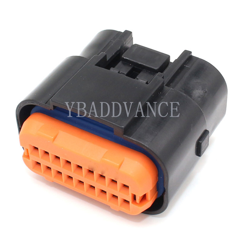 MX23A18SF1 JAE MX23A Series Waterproof PA66 GF35 Female ECU 18 Pin Connector