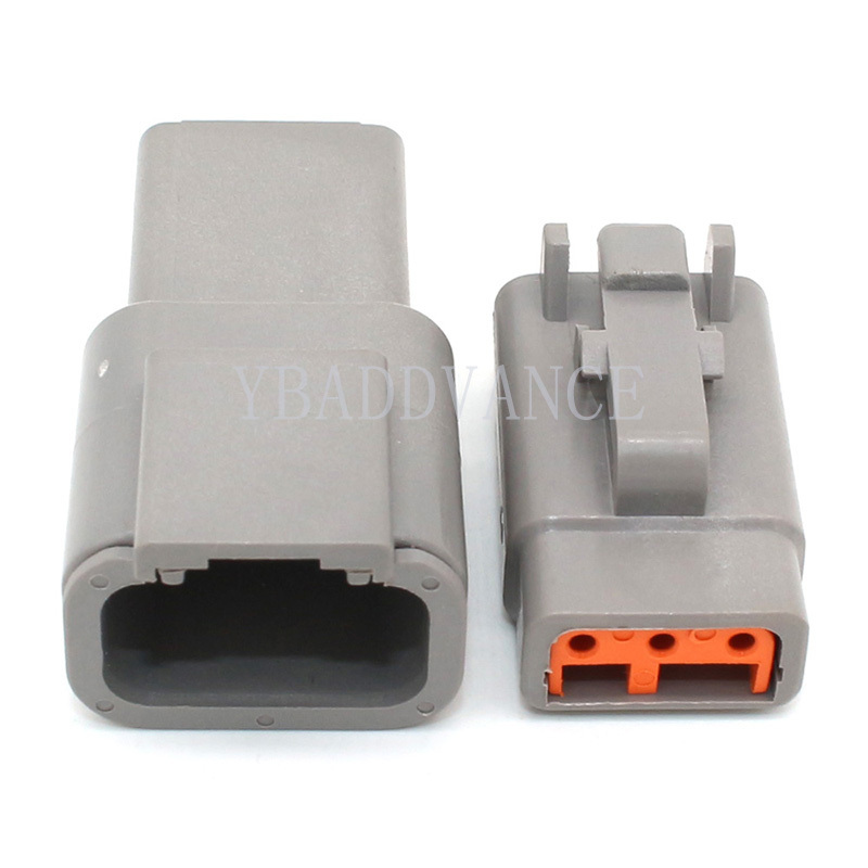 Deutsch DTM Series 3 Pin Way Connector Male & Female DTM04-3P-E003 DTM06-3S-E007