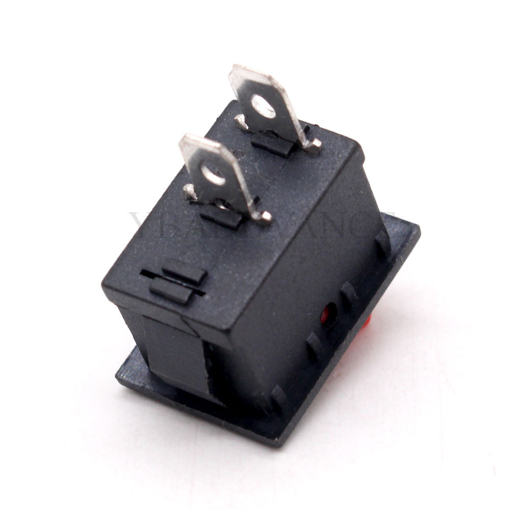 2 Pin AC 6A/250V 10A/125V KCD1 Rocker Switch ON-OFF Boat LED Light Switch