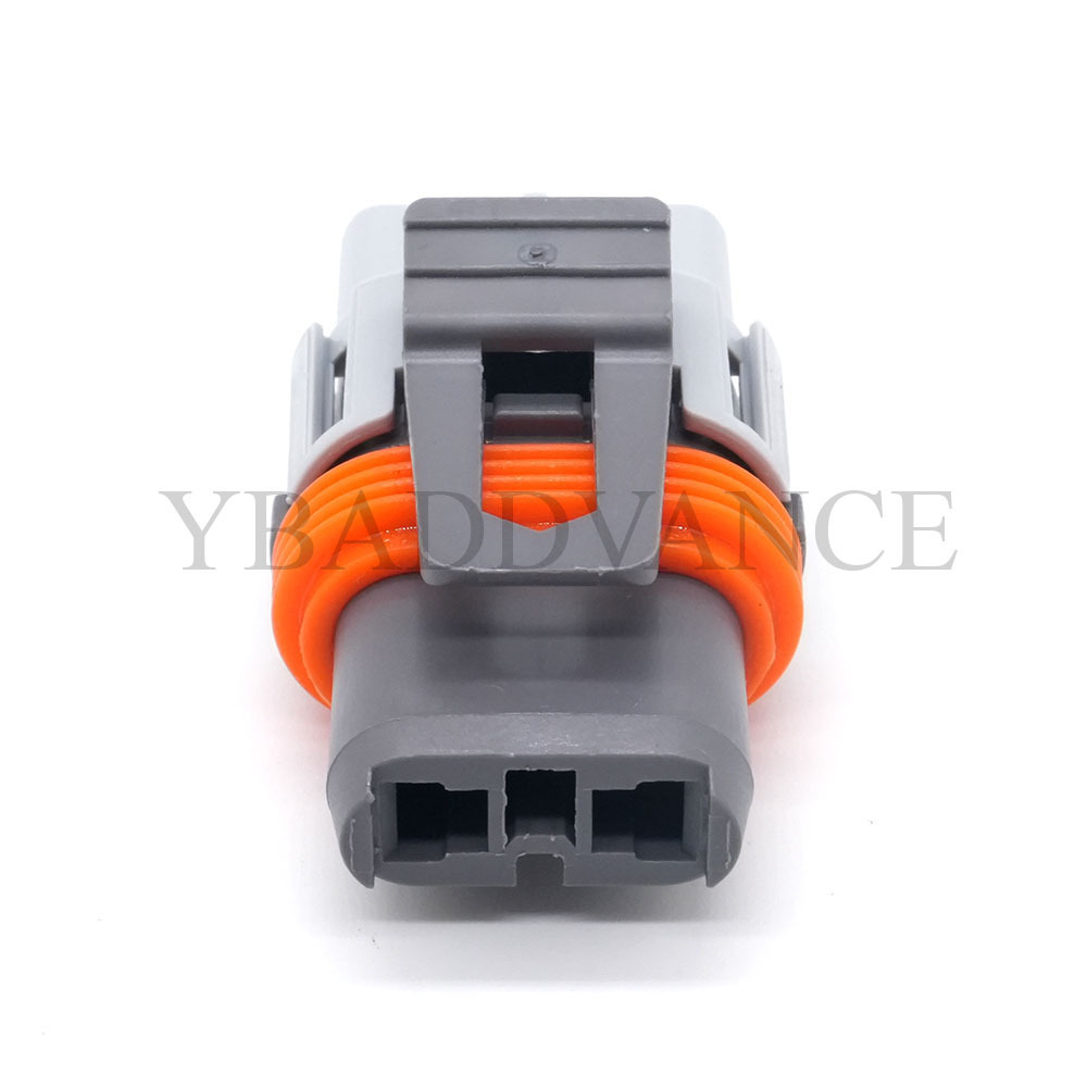 MG653426-4 KET Female Sealed Grey Lighting Car Headlight Socket 2 Pin Wire Plug Connector