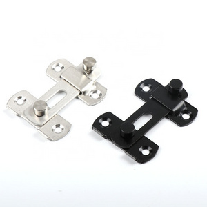 RheTech Stainless Steel Self Defense Gate Door Holder Flip Lock Latch