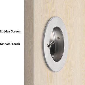 Rhetech Stainless Steel Recessed Hidden Pull Sliding Door Handle Cupboard Kitchen Cabinet Flush Handles