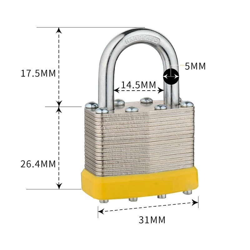 American style padlocks and keys in bulk padlock brass with factory price