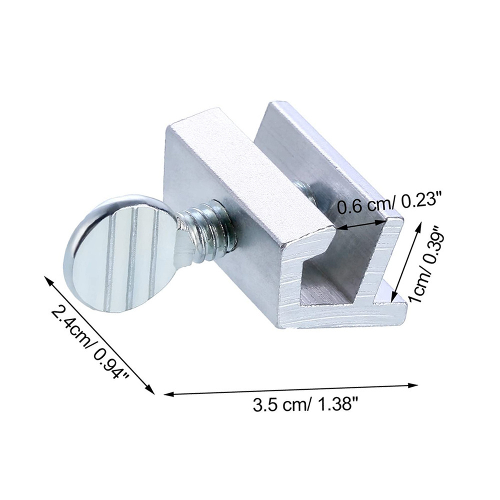 Wholesale Adjustable Aluminum Window Latch Lock Sliding Sash Stopper Child Window Security Lock Home Restaurant Windows Locks