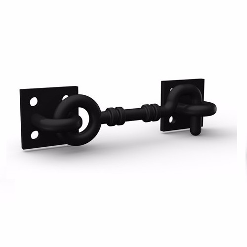 RHETECH Steel Security And Privacy Hook And Eye Latch Easy Lock For Sliding Barn Door Wooden Fences Window Barn Door Lock