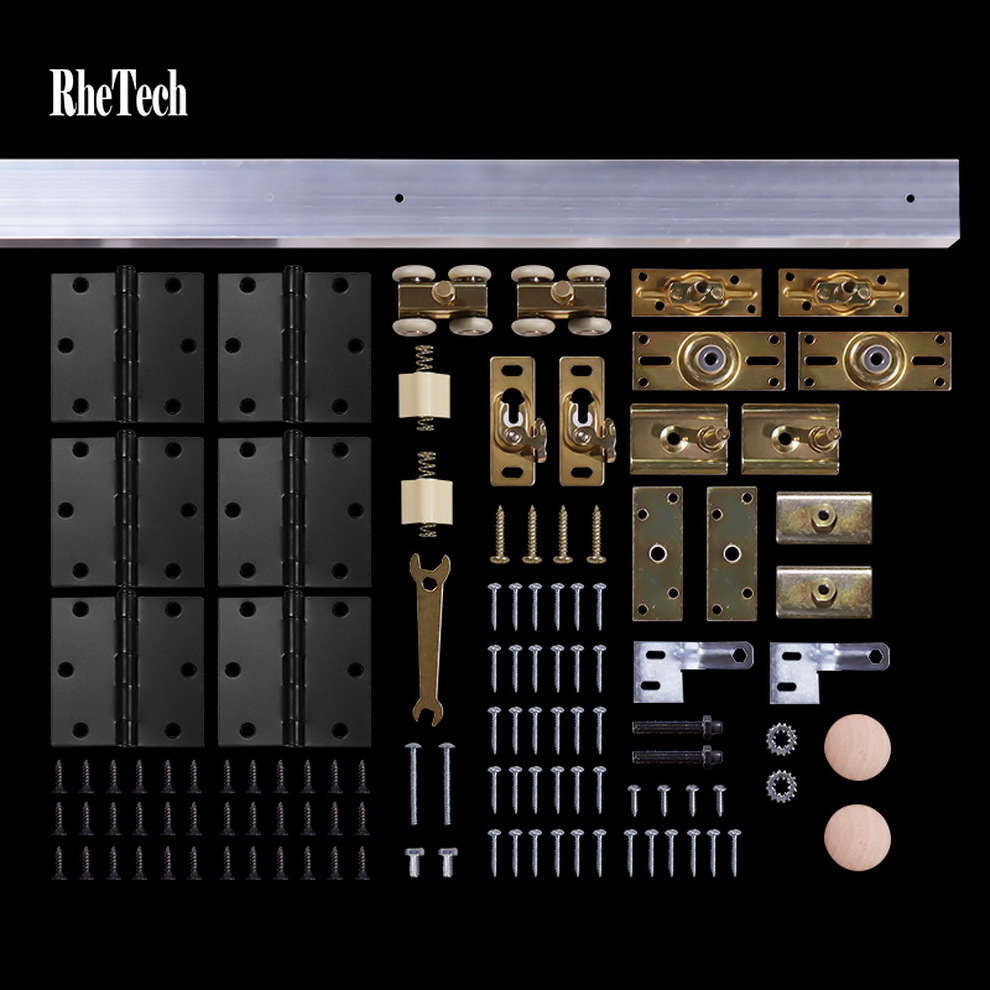 RHETECH Pocket Door/Concealed Door Hardware Accessories for Interior Living Room Pocket Door Slide System Interior