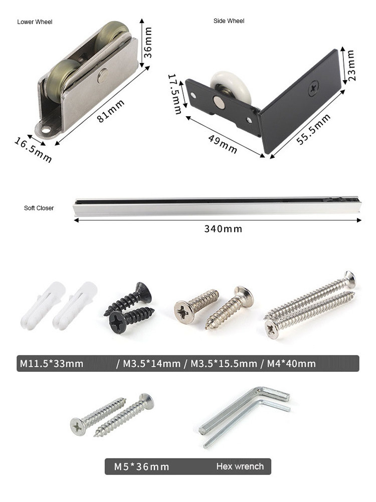 RHETECH Modern Invisible Menchinical System Ghost Door Hardware Flush Hidden Sliding Door Design With Hidden Menchinical System