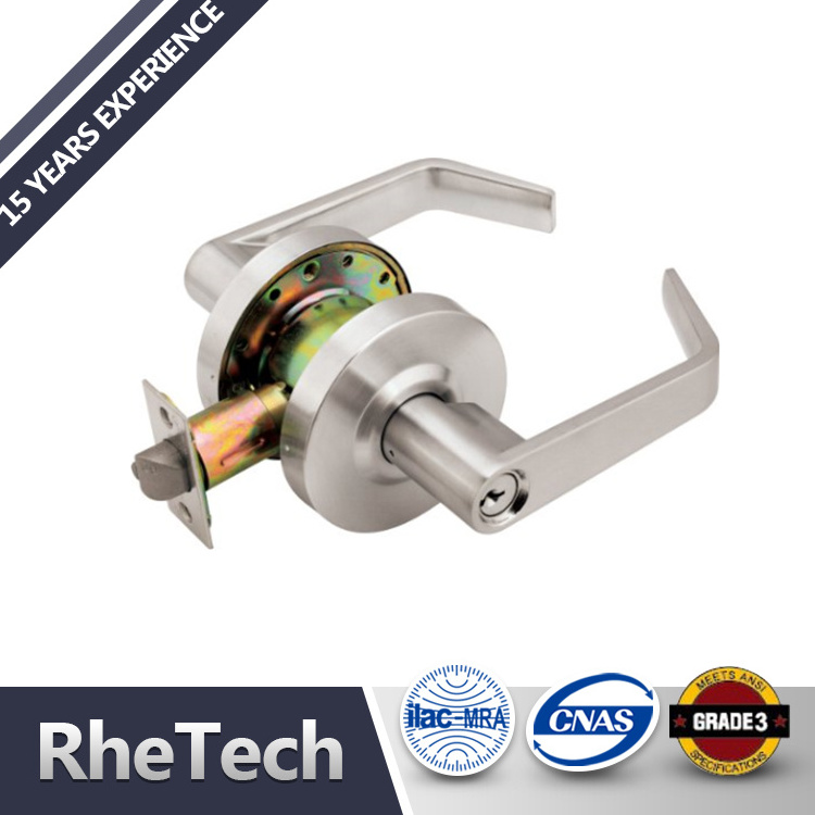 High quality cylindrical lever privacy ansi grade 2 commercial cylindrical lever door lock