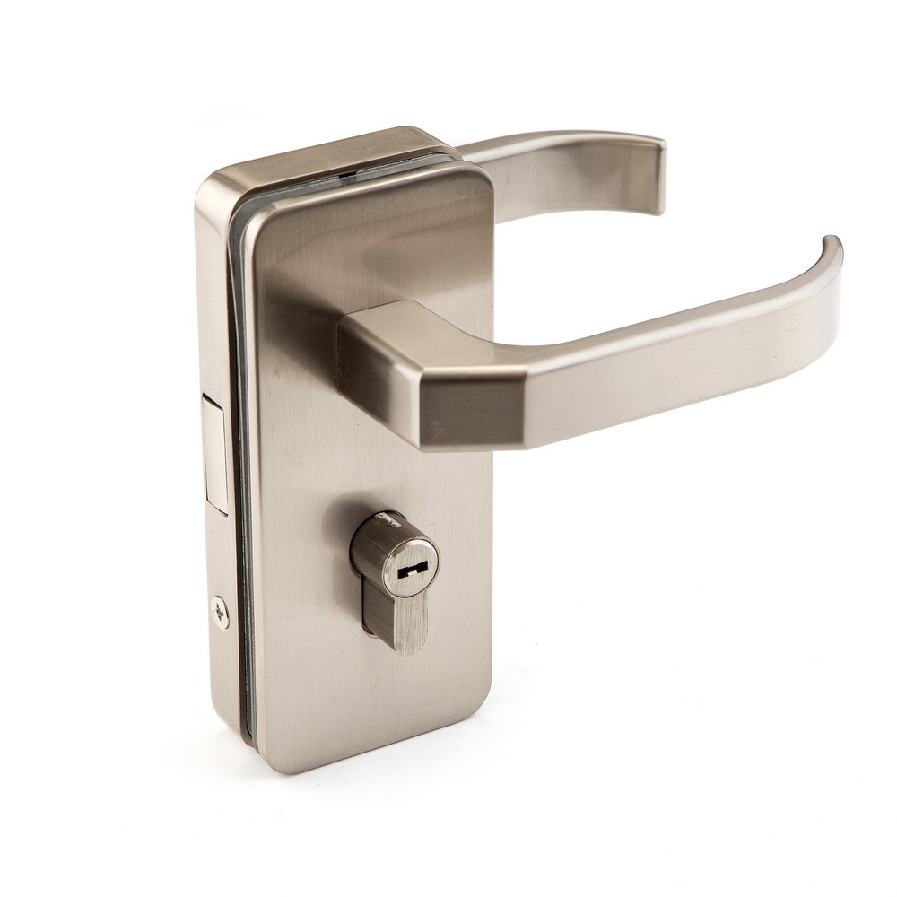 stainless steel handle shower sliding glass door lock