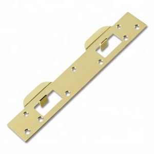 Combo Latch and Deadbolt Door Lock Strike Plate Dual Security Strike