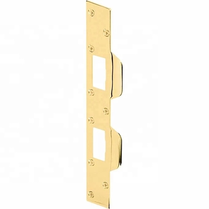 Combo Latch and Deadbolt Door Lock Strike Plate Dual Security Strike