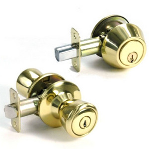 Combo Lock USA Apartment Traditional Entrance Passage Antique Brass Finish Keyed Entry Door Knob Lockset Exterior Combo Locks