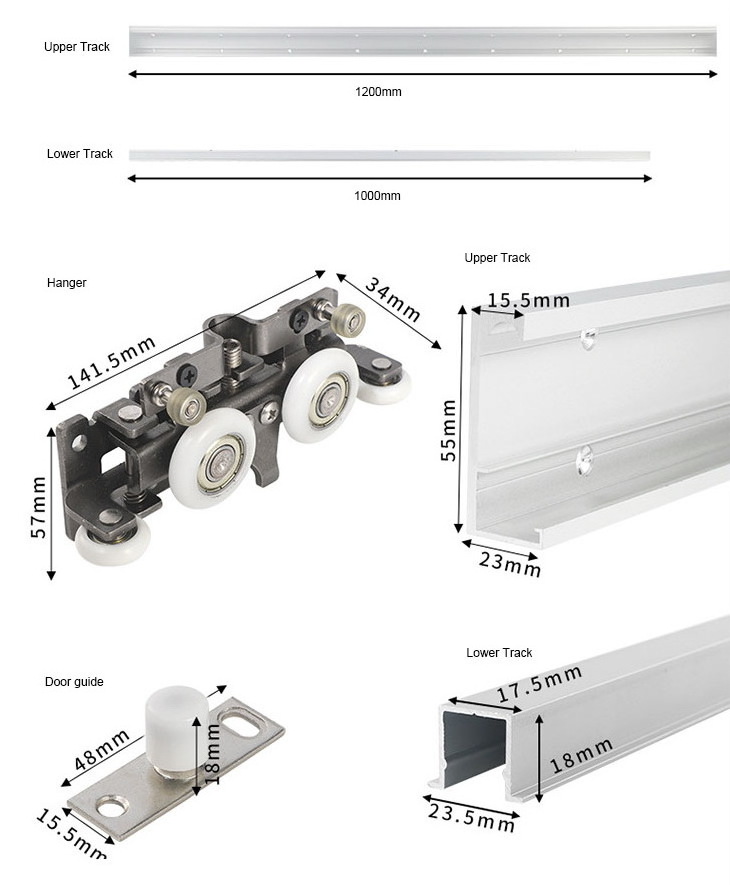 RHETECH Modern Invisible Menchinical System Ghost Door Hardware Flush Hidden Sliding Door Design With Hidden Menchinical System