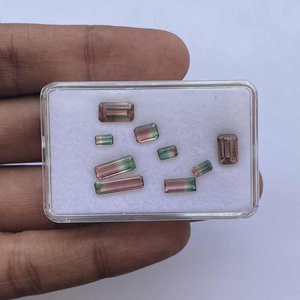 Natural Watermelon Bi-Color Tourmaline Stone Fancy Shape Cut Loose Gemstone for Jewelry Making from Supplier Shop Online