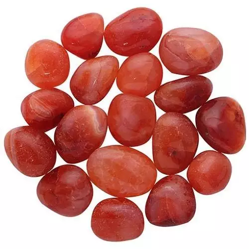 Crystal Tumbled Stones  Wholesale Bulk Natural Polished Red carnelian Crystal agate Gemstone Tumbled Stone Wholesale Tumble