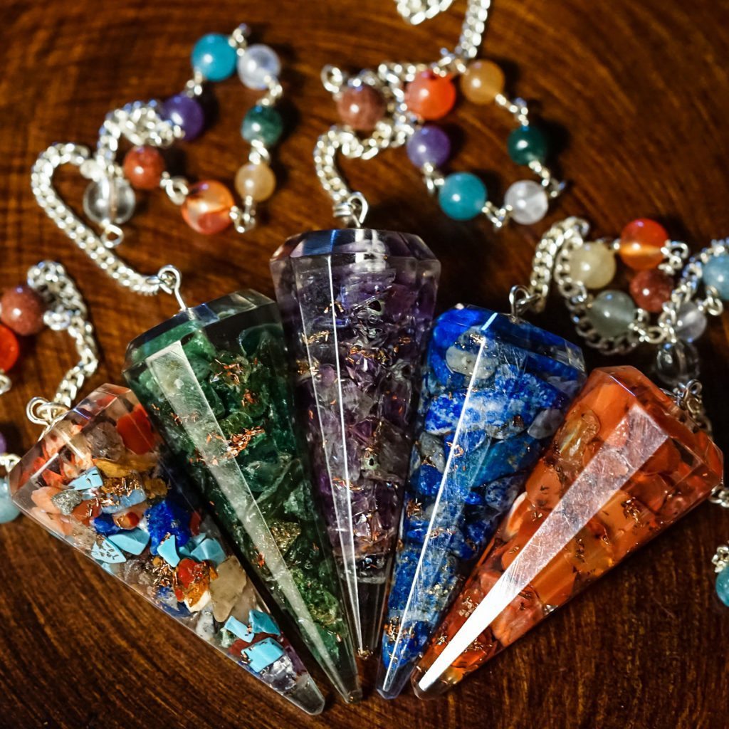 Wholesale Best Quality Mix Gemstone Orgone Pendulum  wholesale Orgone  pendulum buy from AAMEENA AGATE