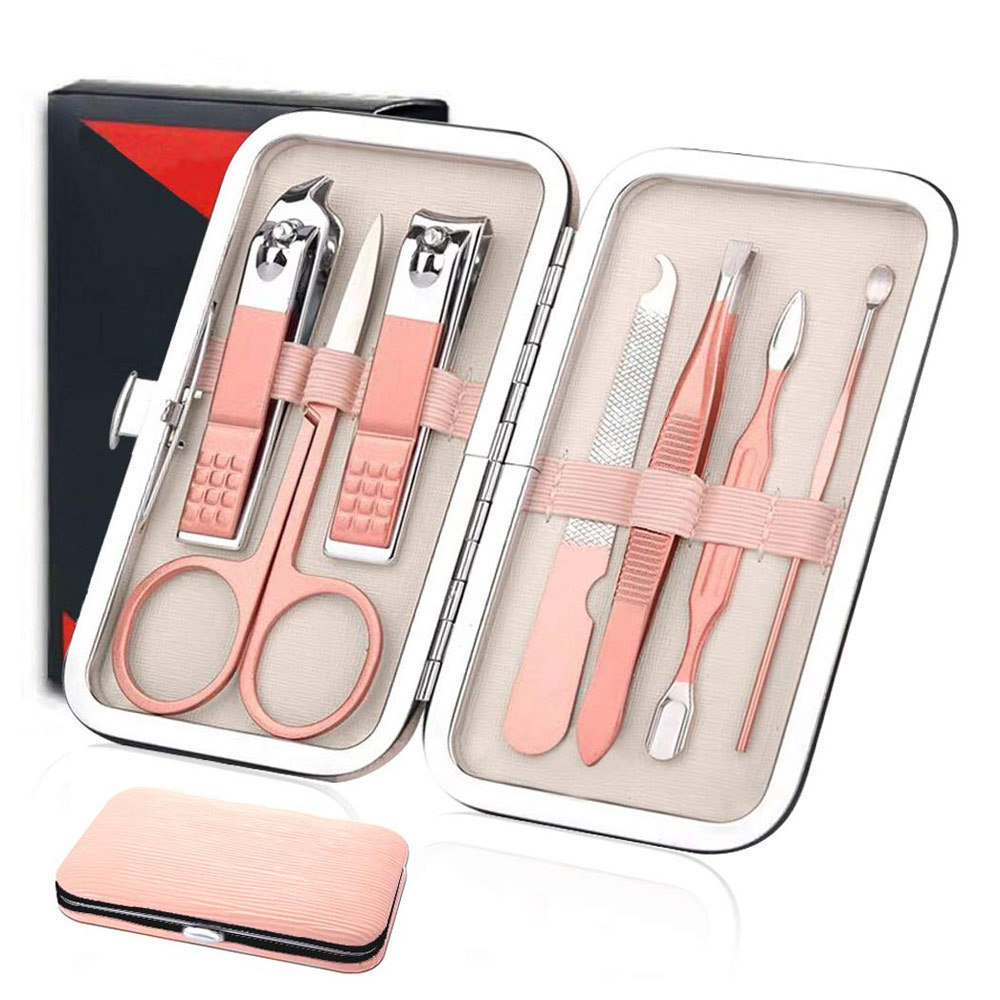 High Quality Manicure Pedicure Kit With Stainless Steel Material Professional Manufactures Beauty Kits For Sale