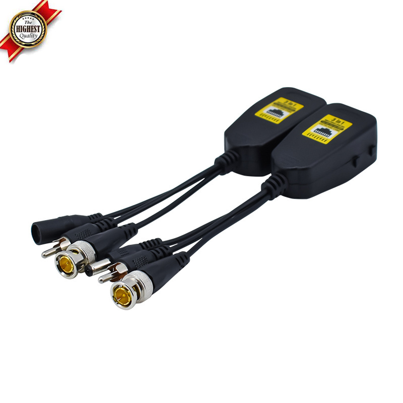 8mp Video Balun Video Balun Ground Loop Isolator Passive HD BNC Transceiver Transmitter video isolator balun