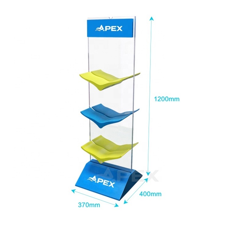 APEX Custom Double side Store Fashion Sneakers Display Stand Casual Running Shoe Rack Display