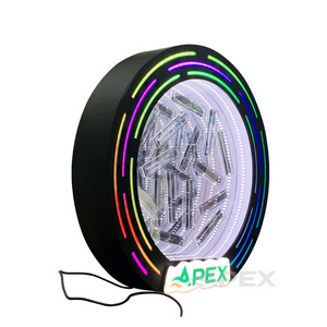 APEX Smoke Shop Display Rack Colorful Led Lights Counter Acrylic Display Stand