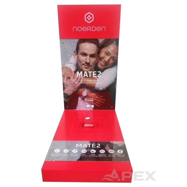 APEX Custom Professional Acrylic Watch Display Counter Top Watch Display Stand