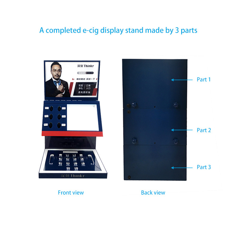 APEX Led Metal Merchandise Instore Display For Pod Device Cartridge