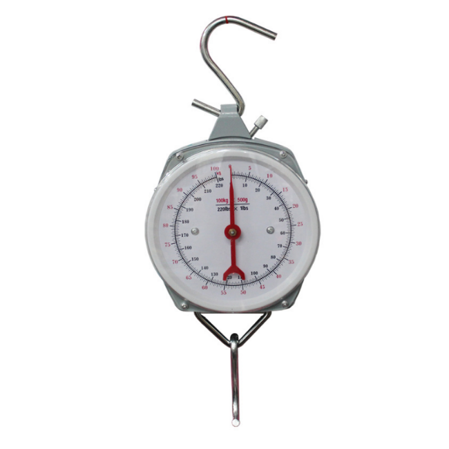 High Quality Hanging Spring Circular Dial Type Weighing Balance Scale with Cotton Bag for Weighing Baby Fruits Luggage etc