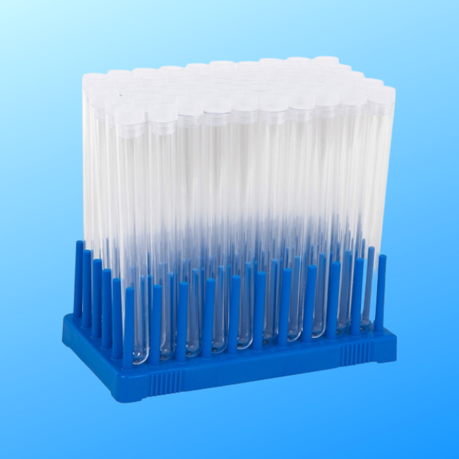 AARK Brand Hot Sale Best Deal on Laboratory RPP material Test Tube Peg Rack for Educational and Research Lab