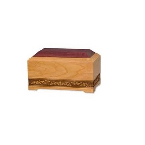 Cremation Urns For Adult Ashes - Natural Wood, Premium Quality, Heavy Duty, Highly Durable, Can Last Upto 120-140 Yrs