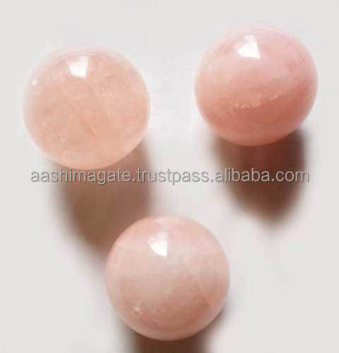 Pink Rose Quartz Ball Spheres Wholesale Gemstone Crystals Crafts Reiki Rocks Minerals Feng Sui Jade Decorative Ball Spheres