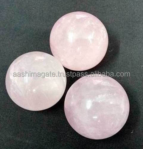 Pink Rose Quartz Ball Spheres Wholesale Gemstone Crystals Crafts Reiki Rocks Minerals Feng Sui Jade Decorative Ball Spheres