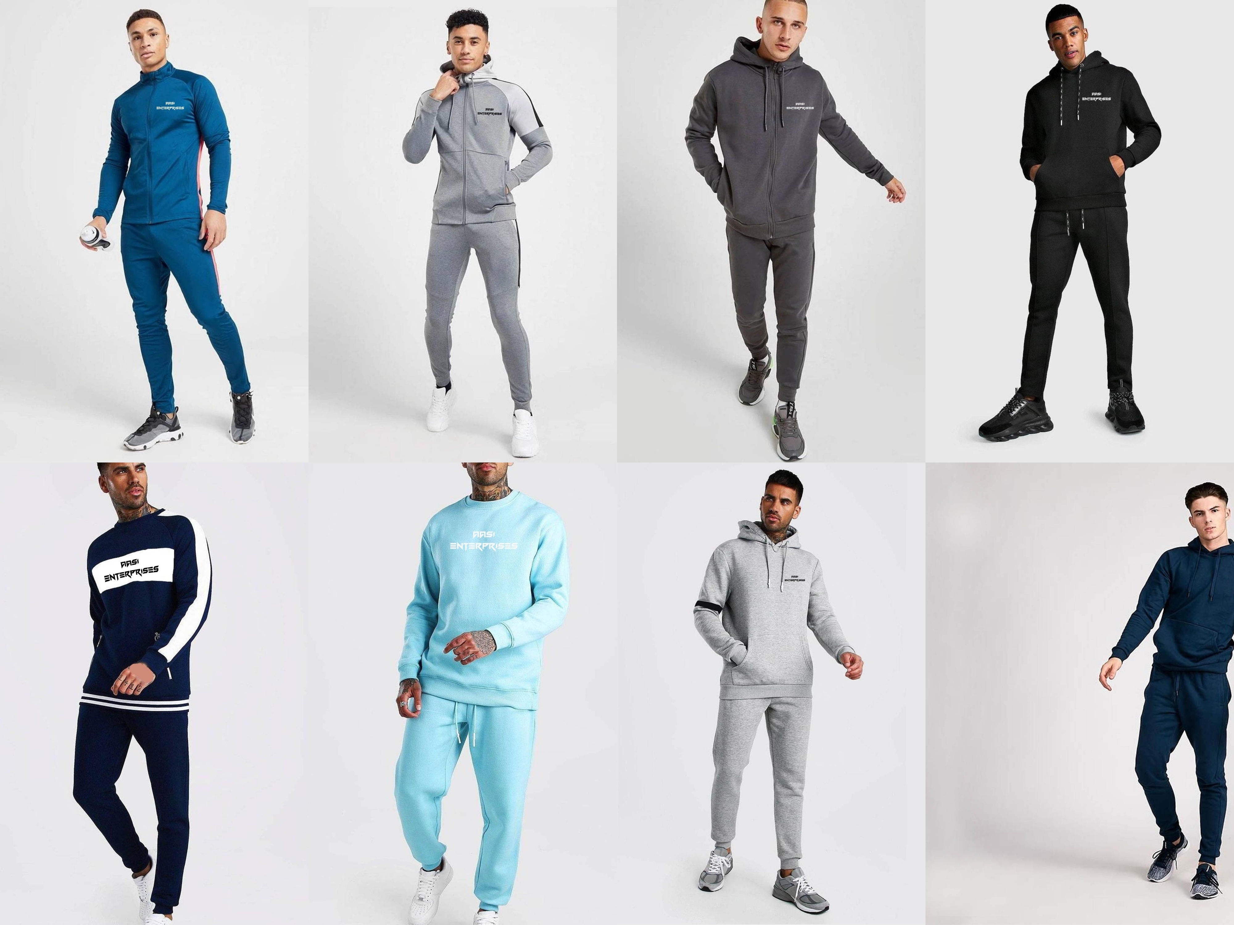 Wholesale new design track suit men's tracksuit brand tracksuits