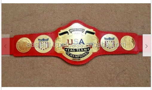 Custom Championship Belt WBC MMA Boxing Muay Thai Combat Taekwondo Special Event Gold Belt