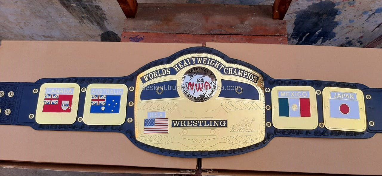 Custom Championship Belt WBC MMA Boxing Muay Thai Combat Taekwondo Special Event Gold Belt