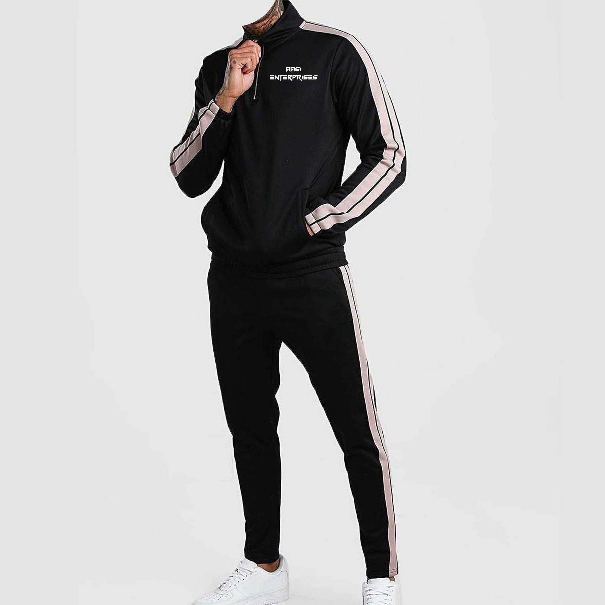 Wholesale new design track suit men's tracksuit brand tracksuits