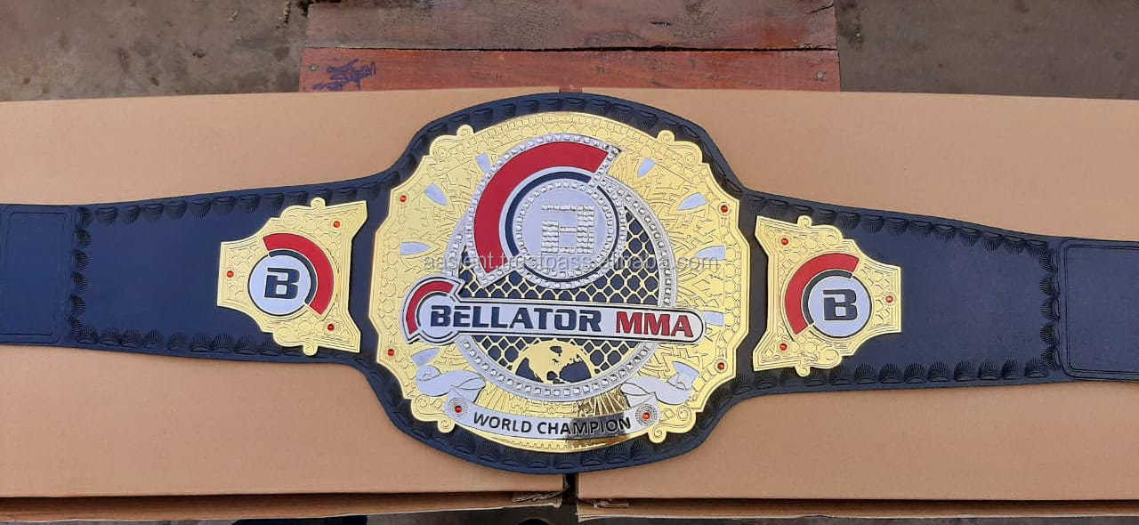 Custom Championship Belt WBC MMA Boxing Muay Thai Combat Taekwondo Special Event Gold Belt