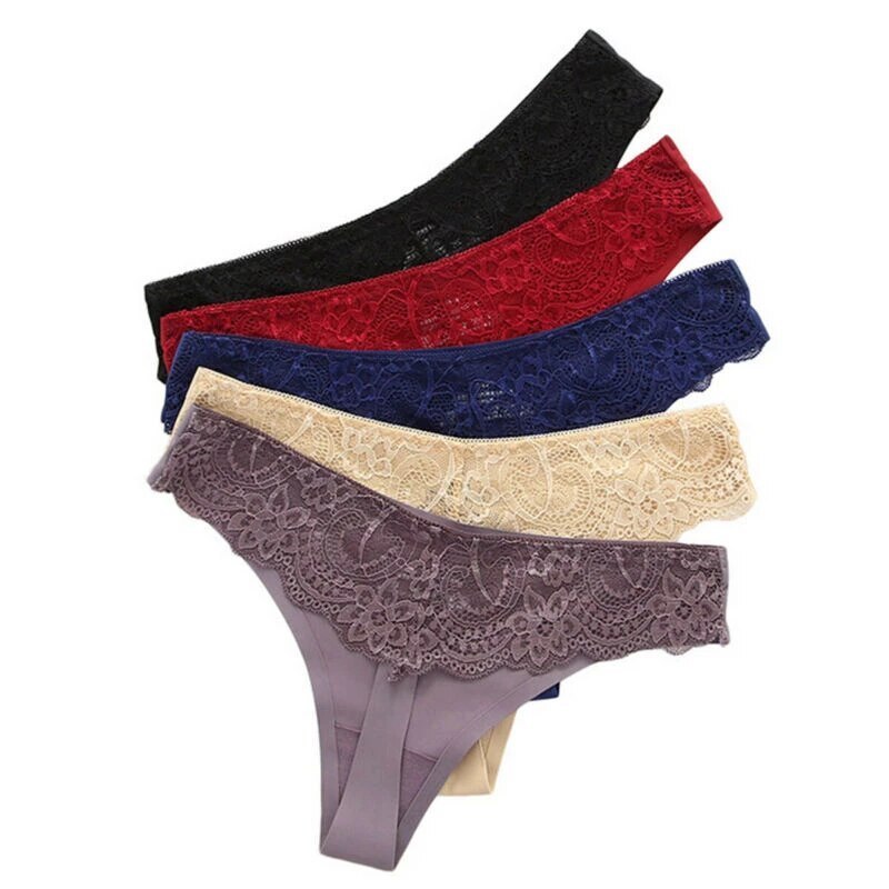 Customized Size Sexy Cotton Panties Brief Underwear Thongs for Women Spandex / Cotton / Bamboo Fiber Hot Panty From Bangladesh