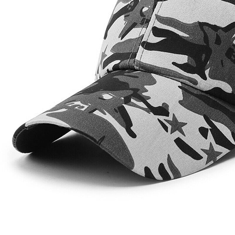 Unisex Camouflage Baseball Cap Digital Print Camo Hat for Sports Travel Casual Formal Dobby Style Baseball Cap for Men and Women