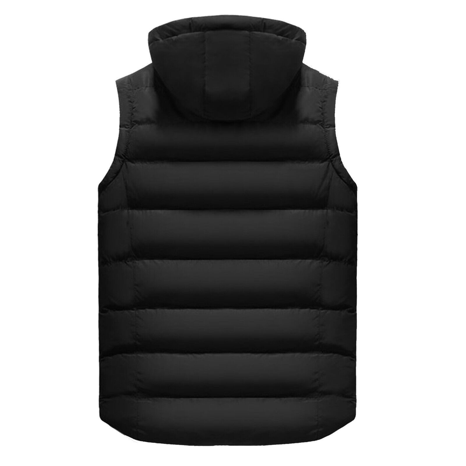 2023 New Design Hooded Coat Jacket Wholesale Custom Down Vest Puffer Down Vest Fleece Lined Zipper Hooded Coat men's puffer Vest