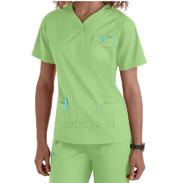 Short sleeves medical scrub uniform Pajamas set