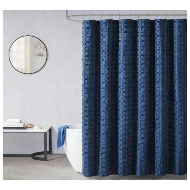 Semi Transparent Bathroom Embroidered Waterproof And Mildew Resistant Cute Shower Drapes Bathroom Attractive Partition Curtain