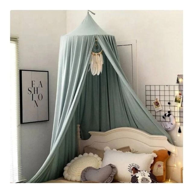 New 2024 Three-door Hanging Dome Mosquito Net For Baby Bed Canopy Bed Valance Garden Wedding Embroidered Camping Bedcover Tents