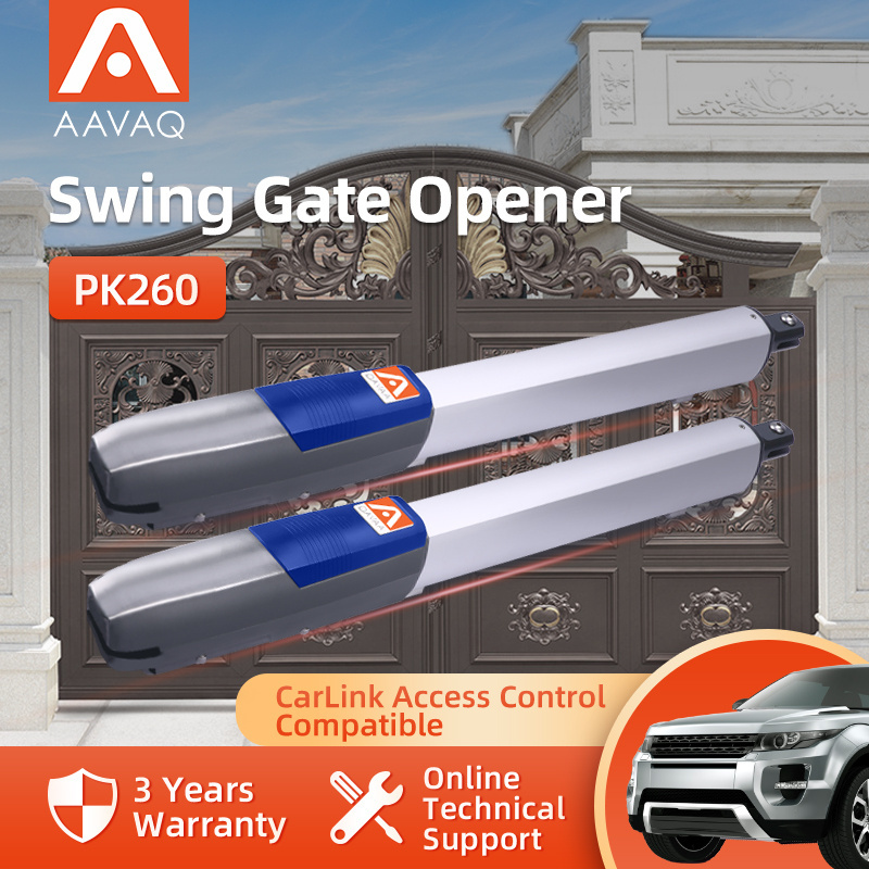 AAVAQ PK260 220V for 400kg per leaf Swing Gate Opener Dual Arms Gate Motor