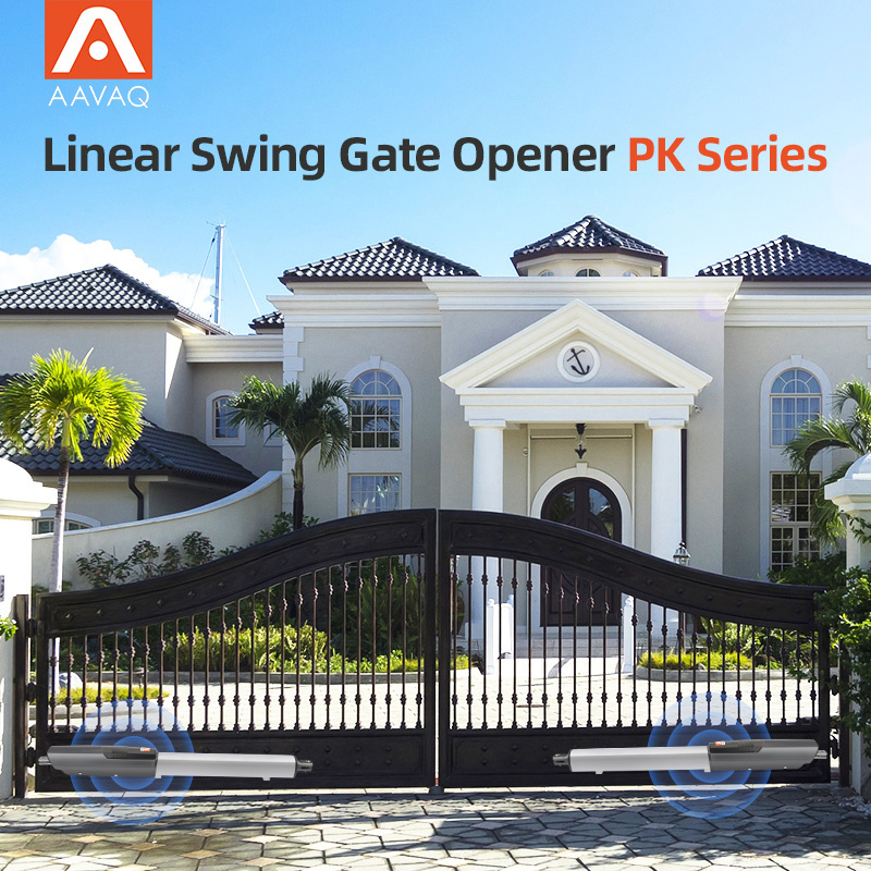 AAVAQ PK Series Double Swing Gate Opener Kit with Wifi Remote Control