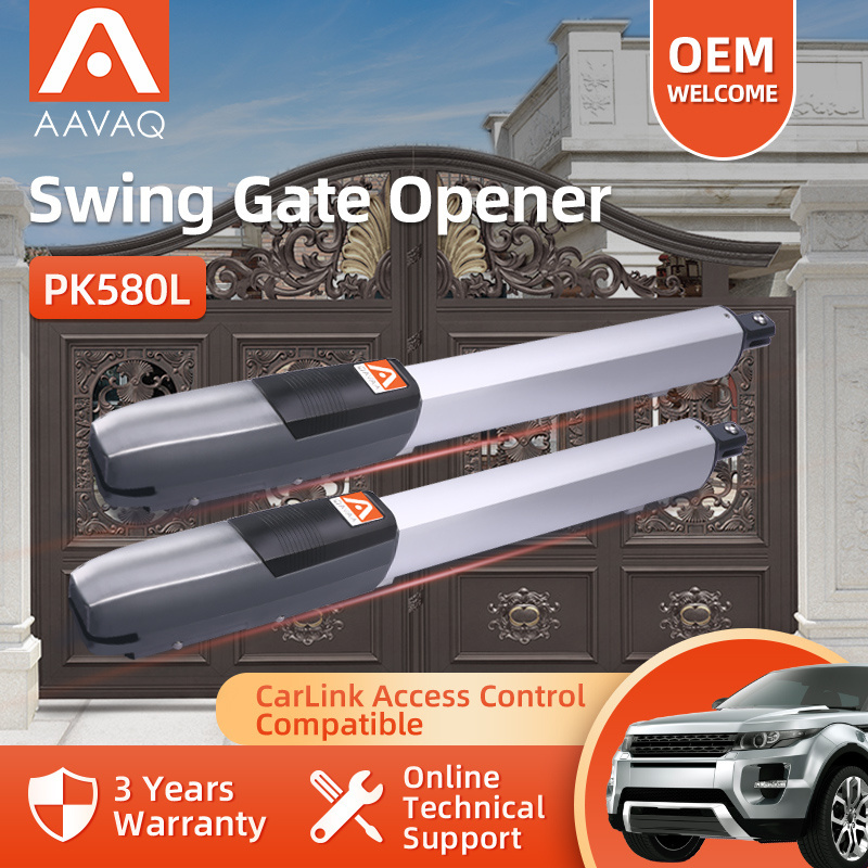 AAVAQ PK Series WiFi Remote Automatic Control DC Swing Gate Opener Electric Gate Motor Operator