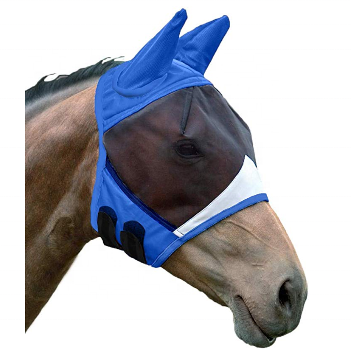 Equestrian racing items at cheapest price horse fly mask breathable fly mask mesh best quality fly mask manufacturer India