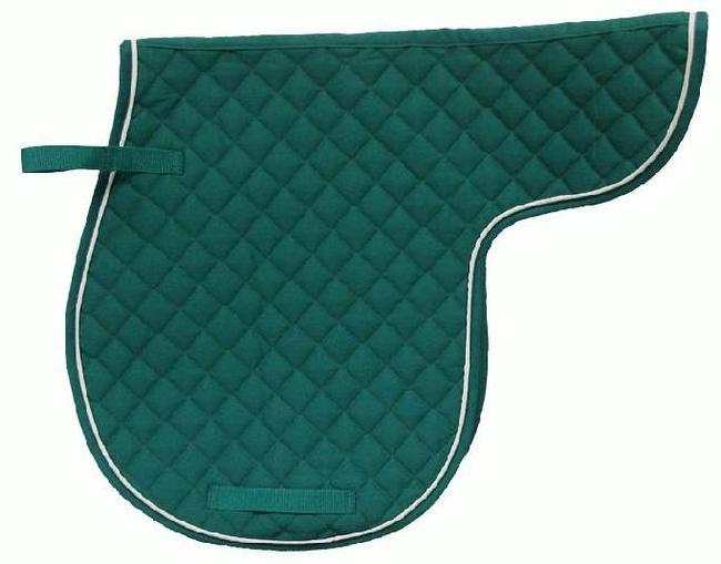 Horse Cotton Saddle Pad 5 different fabric trim and binding colors with a choice of nearly 5 different colors of sheepskin