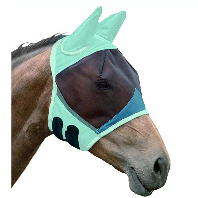 Equestrian racing items at cheapest price horse fly mask breathable fly mask mesh best quality fly mask manufacturer India