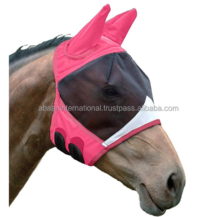 Equestrian racing items at cheapest price horse fly mask breathable fly mask mesh best quality fly mask manufacturer India