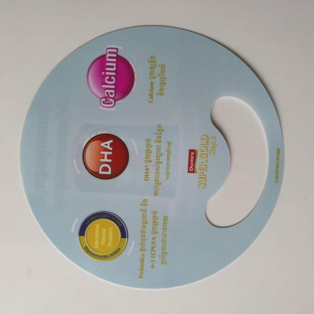 round shape pp hand fan promotion custom cheap advertising fan plastic hand fan